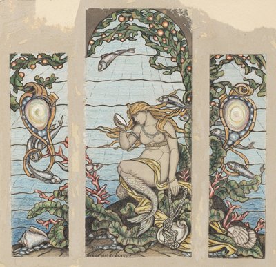 The Mermaid Window by Elihu Vedder